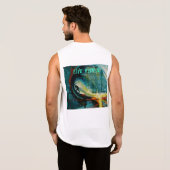 "Live Fierce" by Marene Origianals Art. Sleeveless Shirt (Back Full)