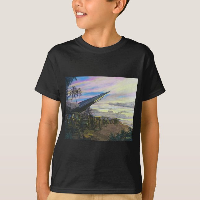 Live Fire at Kahuku by Jim Dietz T-Shirt (Front)