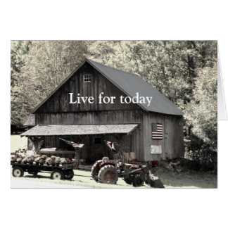 Live for today cards