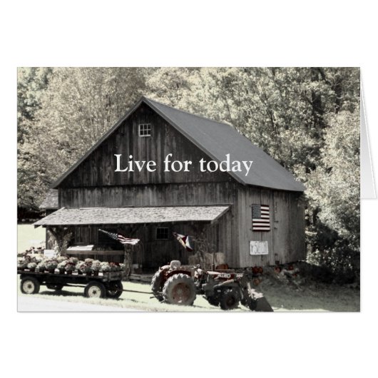 Live for today cards (Front Horizontal)