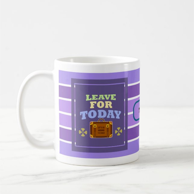 Live for Today – Dynamic Lines Mug (Left)