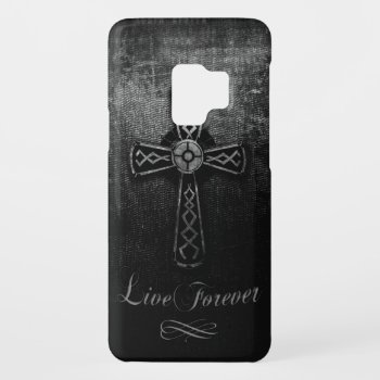 Live Forever Cross Case-mate Samsung Galaxy S9 Case by pacificoracle at Zazzle
