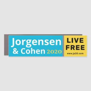 LIVE FREE! CAR MAGNET