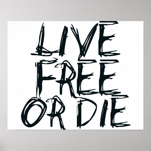 Live free or Die Poster (Front)