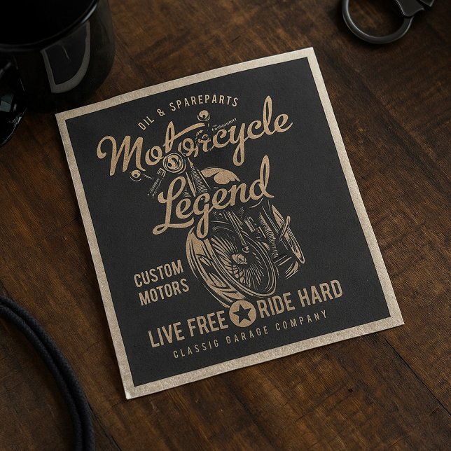 Live Free Ride Hard Napkins (Creator Uploaded)