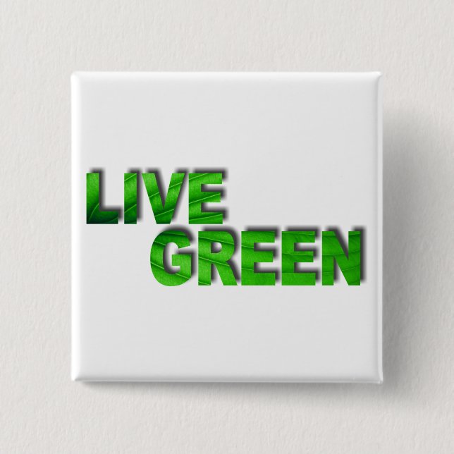 Live Green Button (Front)