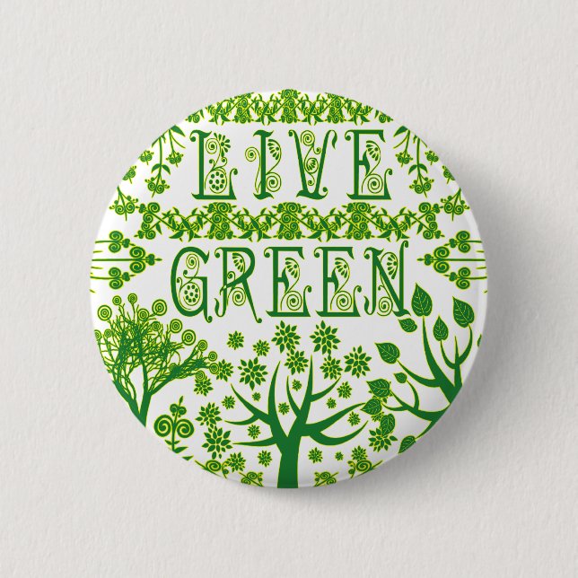 Live Green Button (Front)