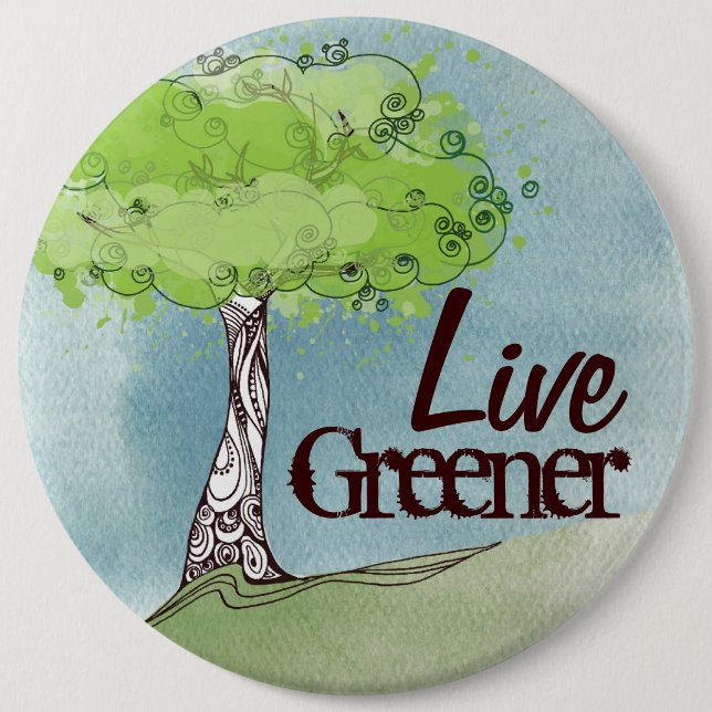 Live Green Button (Front)