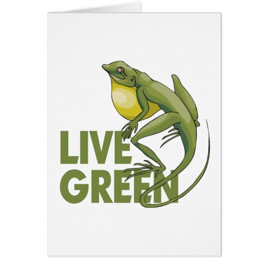 Live Green Cards (Front)