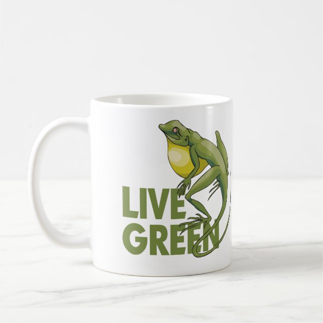 Live Green Coffee Mug (Left)