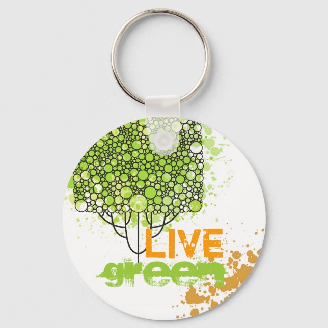 Live Green Keychain (Front)