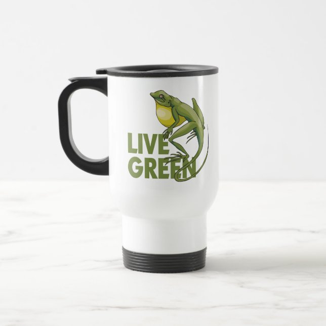Live Green Travel Mug (Left)