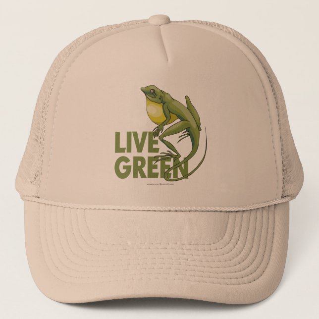 Live Green Trucker Hat (Front)