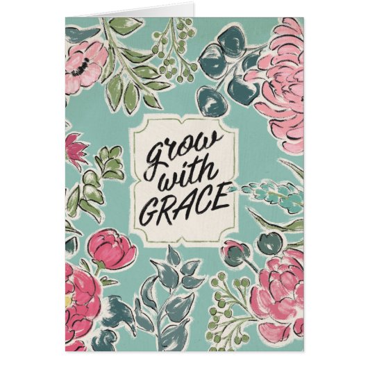 Live in Bloom | Grow With Grace Cards (Front)