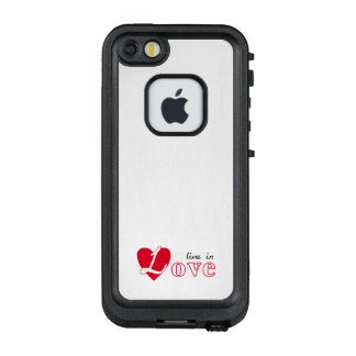 Live in love LifeProof FRĒ iPhone SE/5/5s case