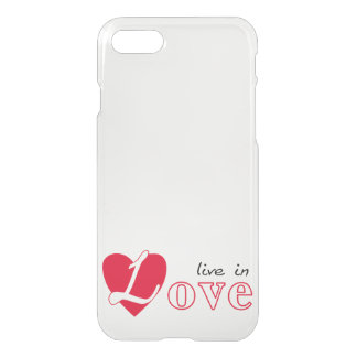Live in love iPhone SE/8/7 case