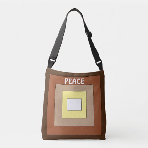 Live in Peace_ Racial Harmony 2 Crossbody Bag