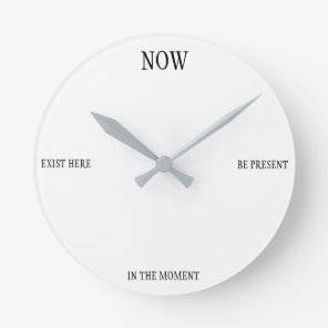 Live in the Moment Clock