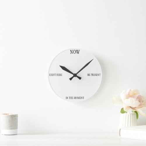 Live in the Moment Clock