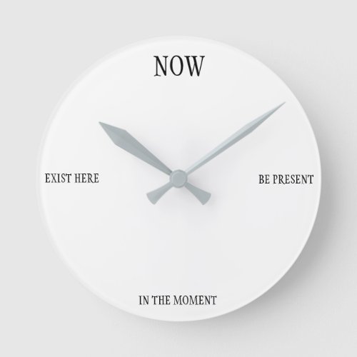 Live in the Moment Clock