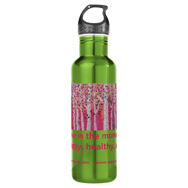 Live in the Moment Water Bottle (Front)