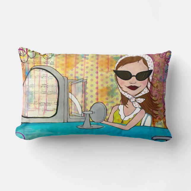 "Live in the Sunshine" Pillow (Front)