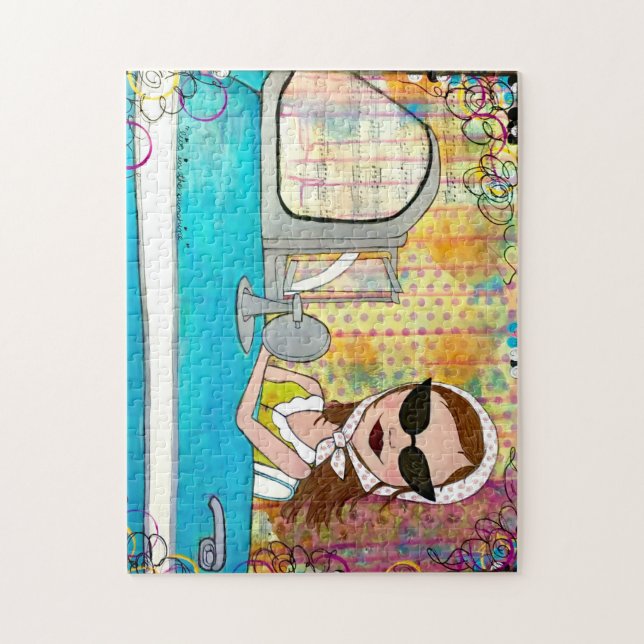 "Live in the Sunshine" puzzle (Vertical)