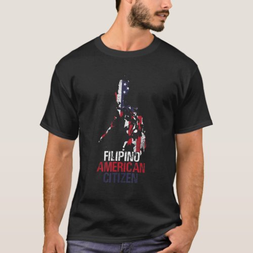 Live in USA Philippines Half American Filipino Roo T_Shirt