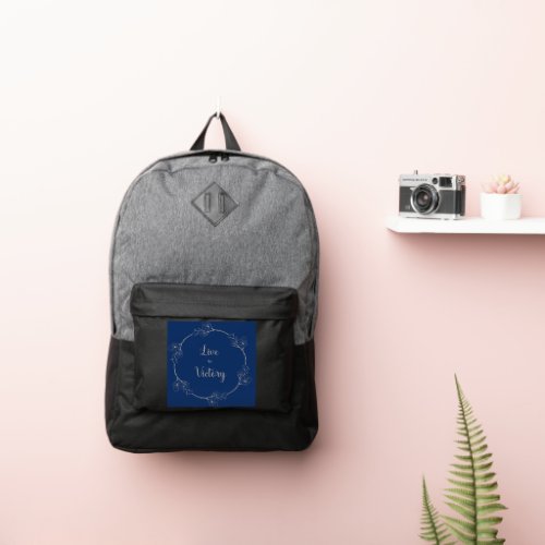 Live in Victory Deep BlueTranquil Taupe Port Authority Backpack