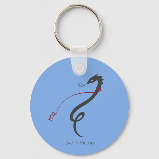 Live In Victory Keychain (Front)