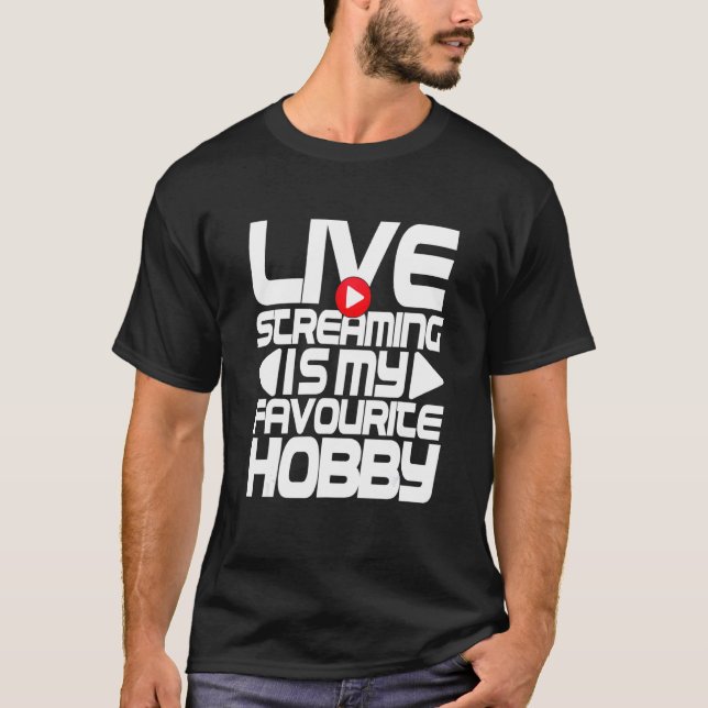 Live Irl Streaming Streamer Creator Blogger 1 T-Shirt (Front)