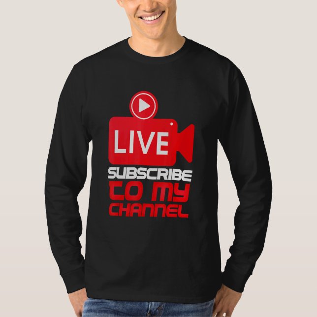 Live Irl Streaming Streamer Creator Blogger 1 T-Shirt (Front)