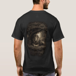 Live It, Feel It Lion Graphic T-Shirt