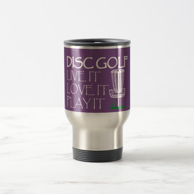Live it love it Disc golf coffee mug (Center)