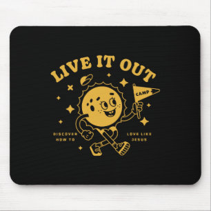Live It Out Vbs 2025 Bible School Christian Youth  Mouse Pad