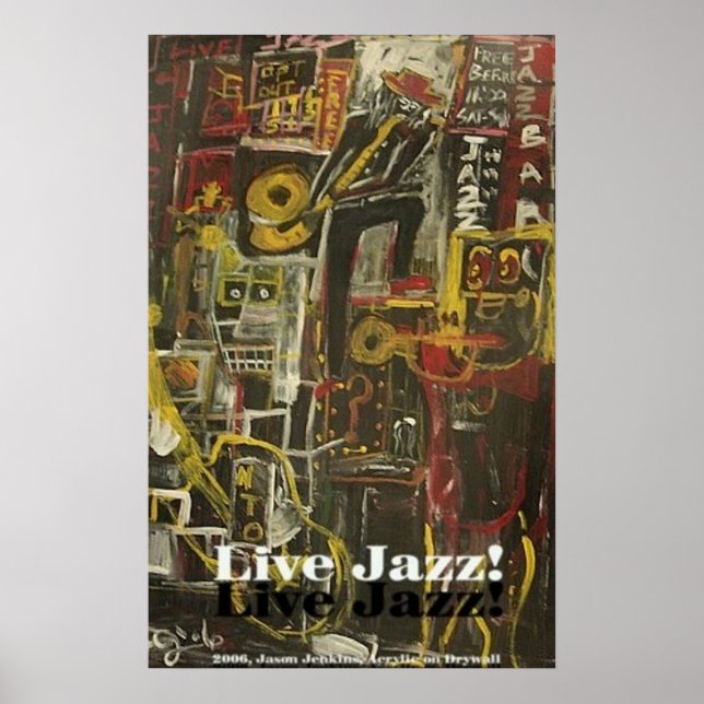 LIVE JAZZ POSTER (Front)