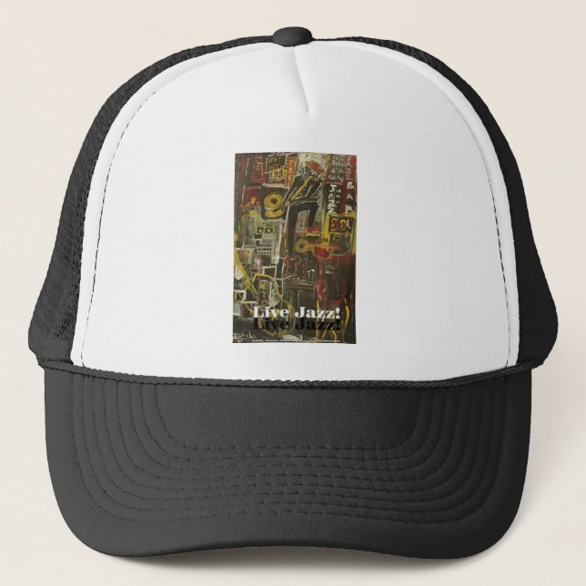 live jazz trucker hat (Front)