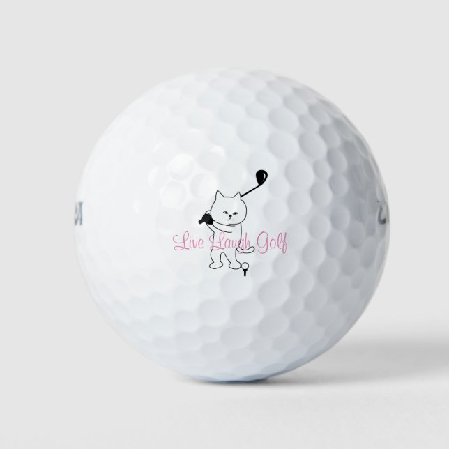 Live Laugh Golf Balls (Front)