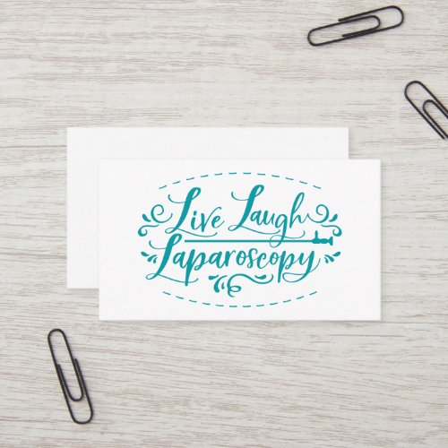 Live Laugh Laparoscopy Business Card