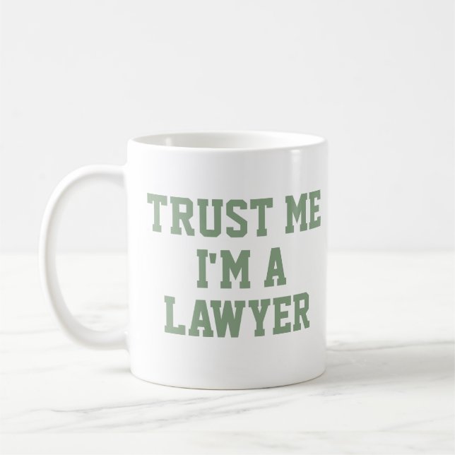 Live Laugh Lawsuit Funny Female Lawyer Gift Coffee Mug (Left)