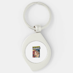 Live Laugh Lesbian Keychain