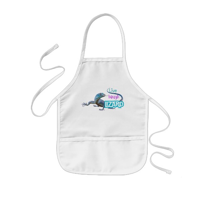 Live Laugh Lizard Kids' Apron (Front)