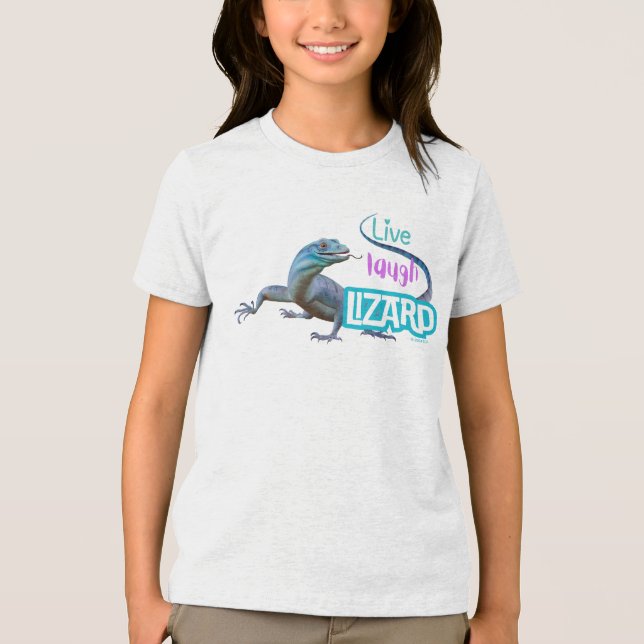 Live Laugh Lizard Tri-Blend Shirt (Front)