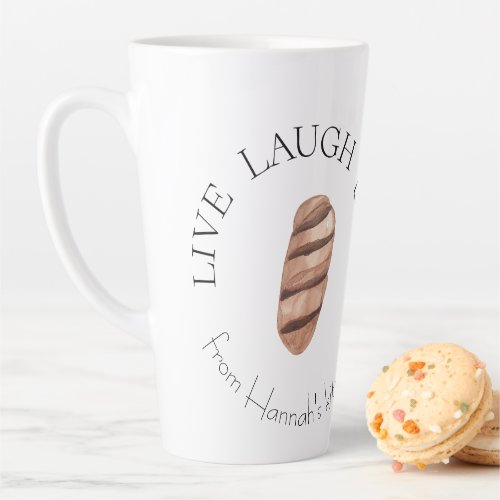 Live Laugh Loaf Baker Latte Mug