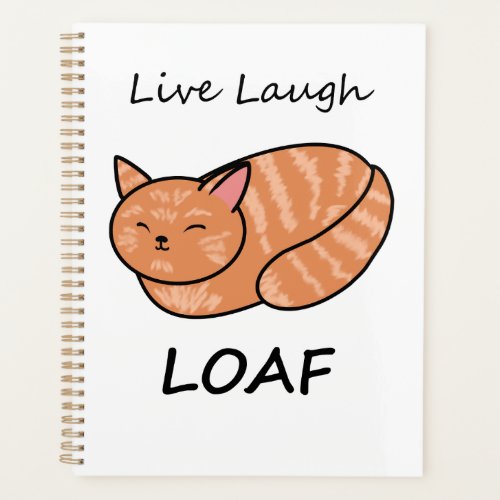 Live Laugh Loaf Orange Cat Organizer