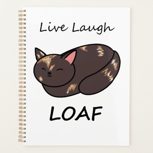 Live Laugh Loaf Tortie Cat Organizer