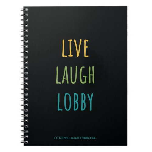 Live Laugh Lobby Notebook _ cartoon writing