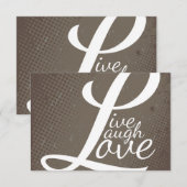 LIVE LAUGH LOVE (Front/Back)