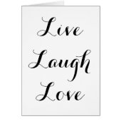 Live - Laugh - Love (Front)
