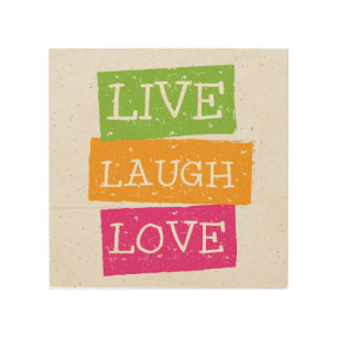 Live Laugh Love 2 Wood Wall Decor